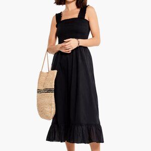 [NIC+ZOE] Cotton Lawn Smocked Dress